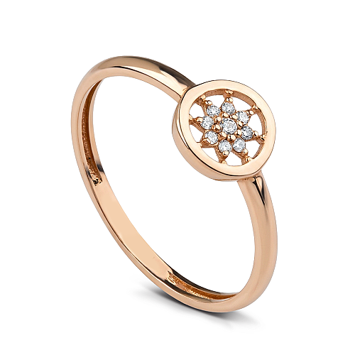 0.05 Karat Rose Pırlanta Yüzük