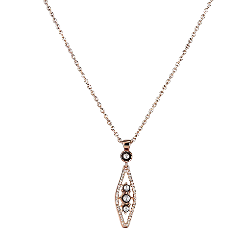 0.19 Karat Elmas Trio Kolye