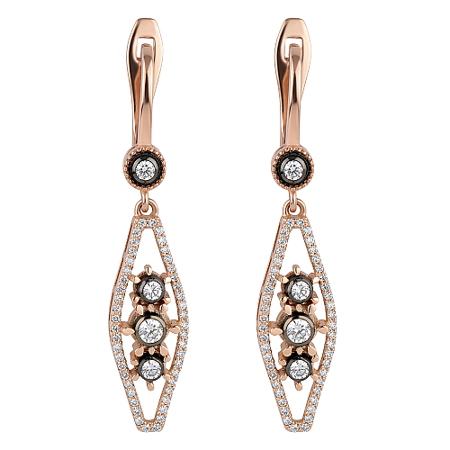 0.37 Karat Trio Küpe