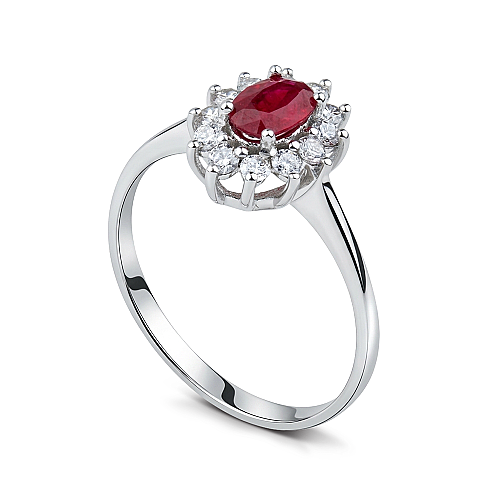 0.44 Karat Topaz Pırlanta Yüzük