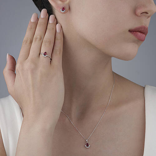 0.48 Karat Ruby Kolye (1)