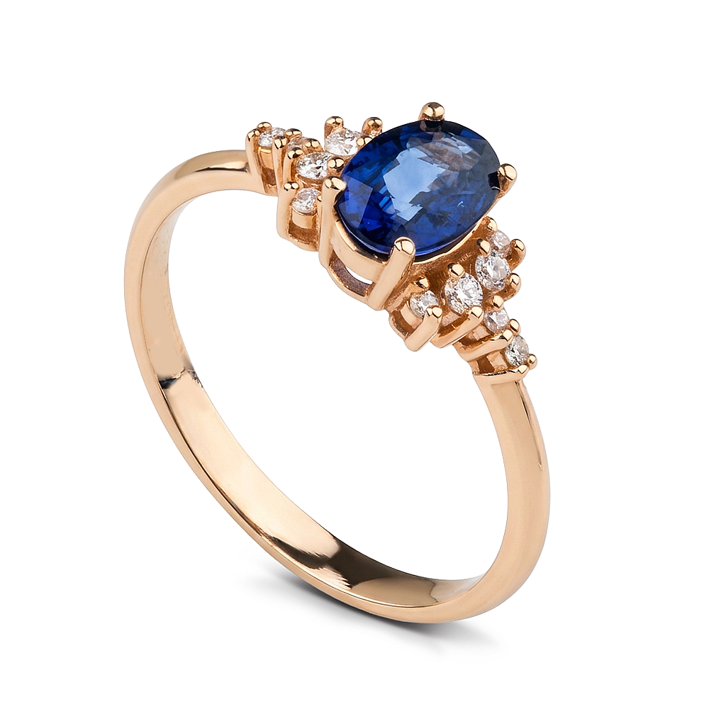 0.99 Karat Topaz Pırlanta Yüzük - 1