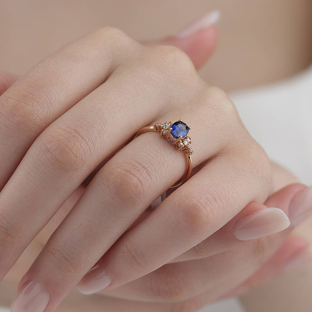 0.99 Karat Topaz Pırlanta Yüzük - 2