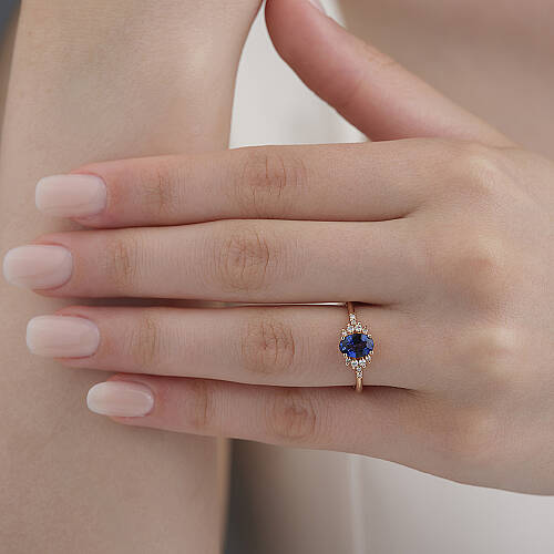 0.99 Karat Topaz Pırlanta Yüzük - 3