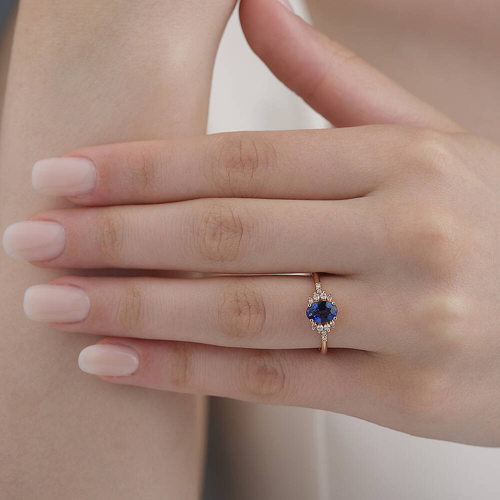 0.99 Karat Topaz Pırlanta Yüzük - 3