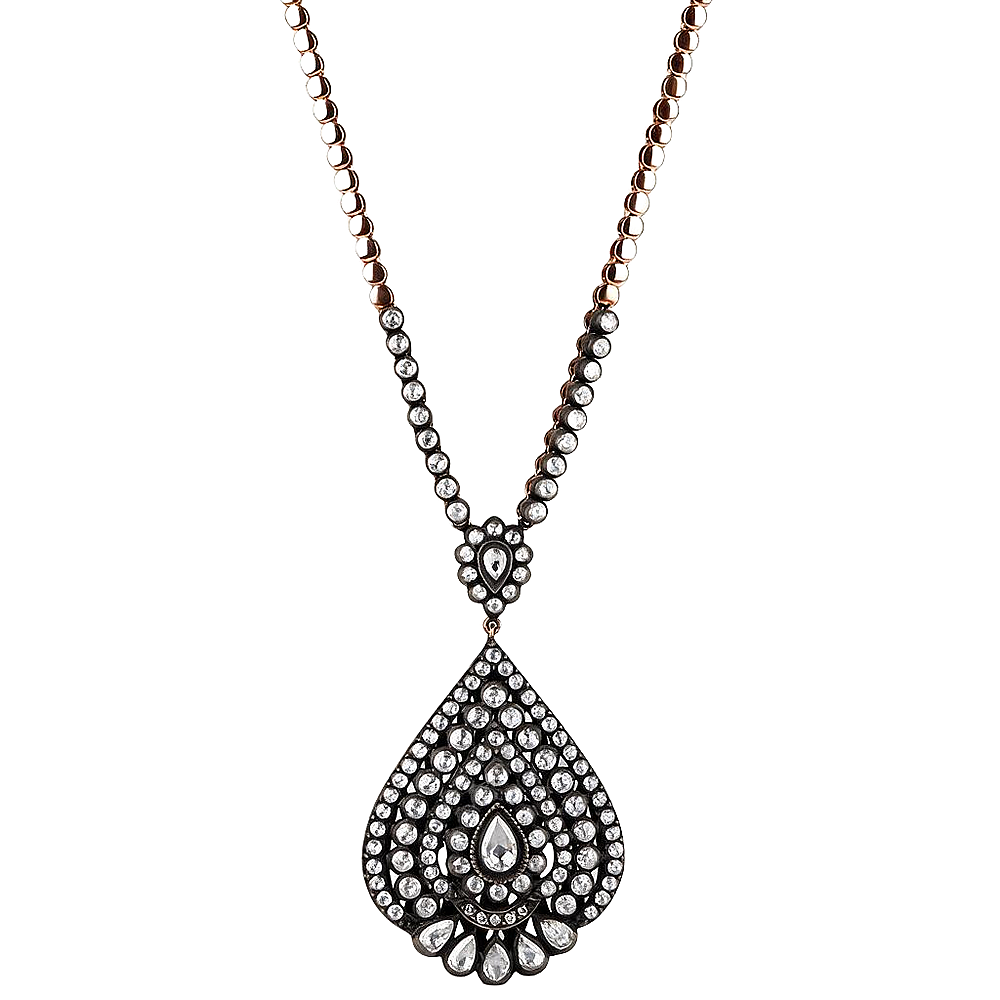 3.94 Karat Elmas Gerdanlık - 1