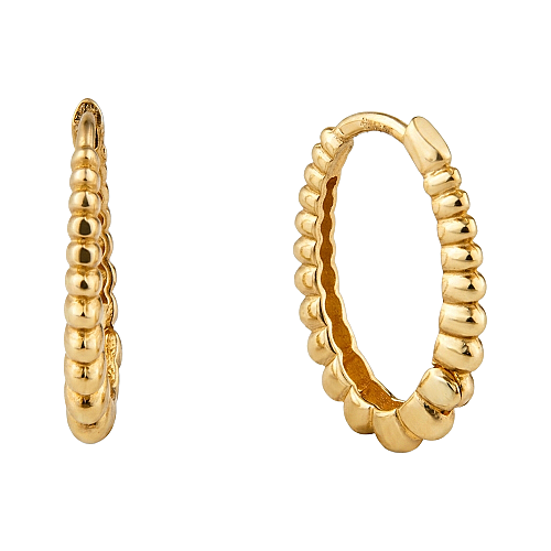 Oval Küpe