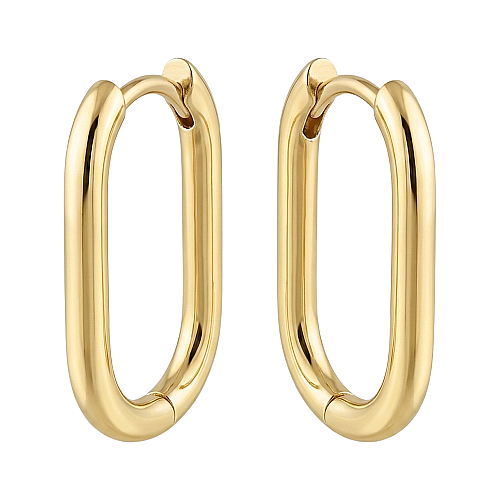Sade Oval Küpe - 1