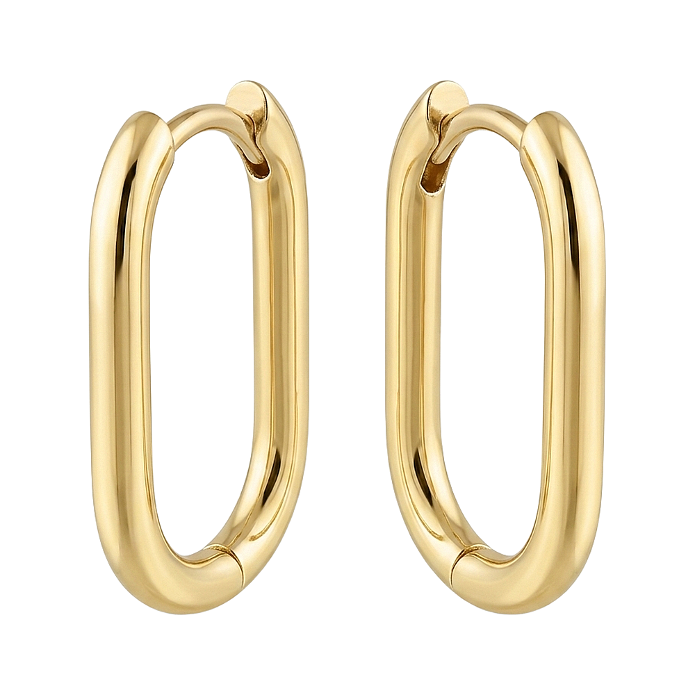 Sade Oval Küpe - 1