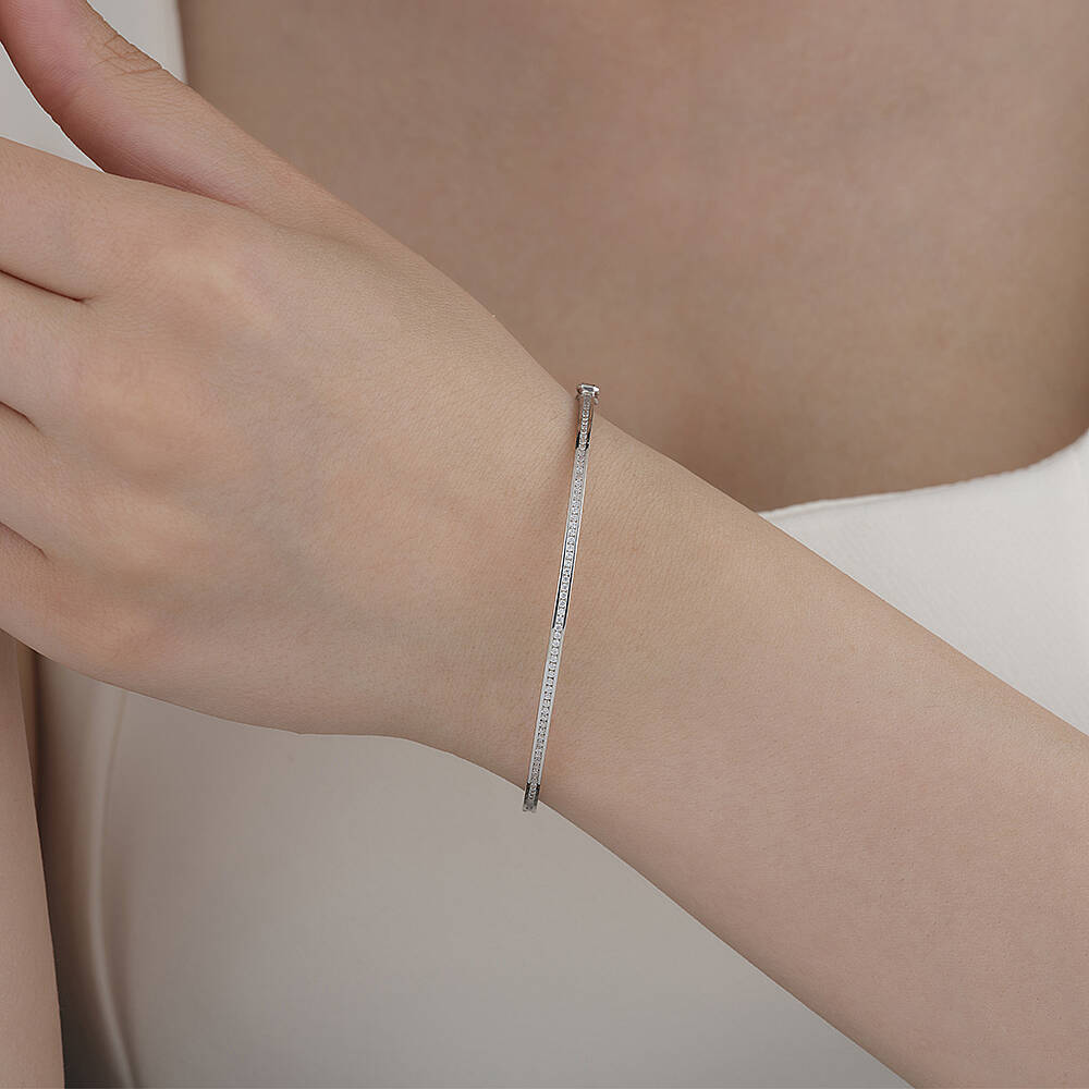 Su Yolu Beyaz Altın Kelepçe - 3